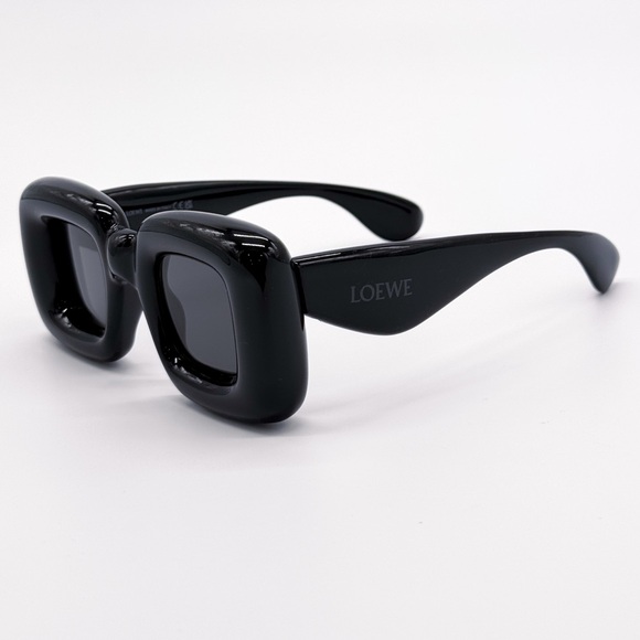 NEW LOEWE UNISEX BLACK SUNGLASSES LOEWE LW40098I 01A - Picture 6 of 12